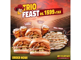 Ranchers Trio Feast For Rs.1599/- +Tax